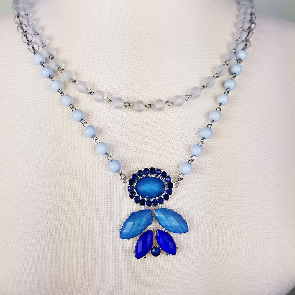 Pendant Necklace 38inch Bead Long Chain